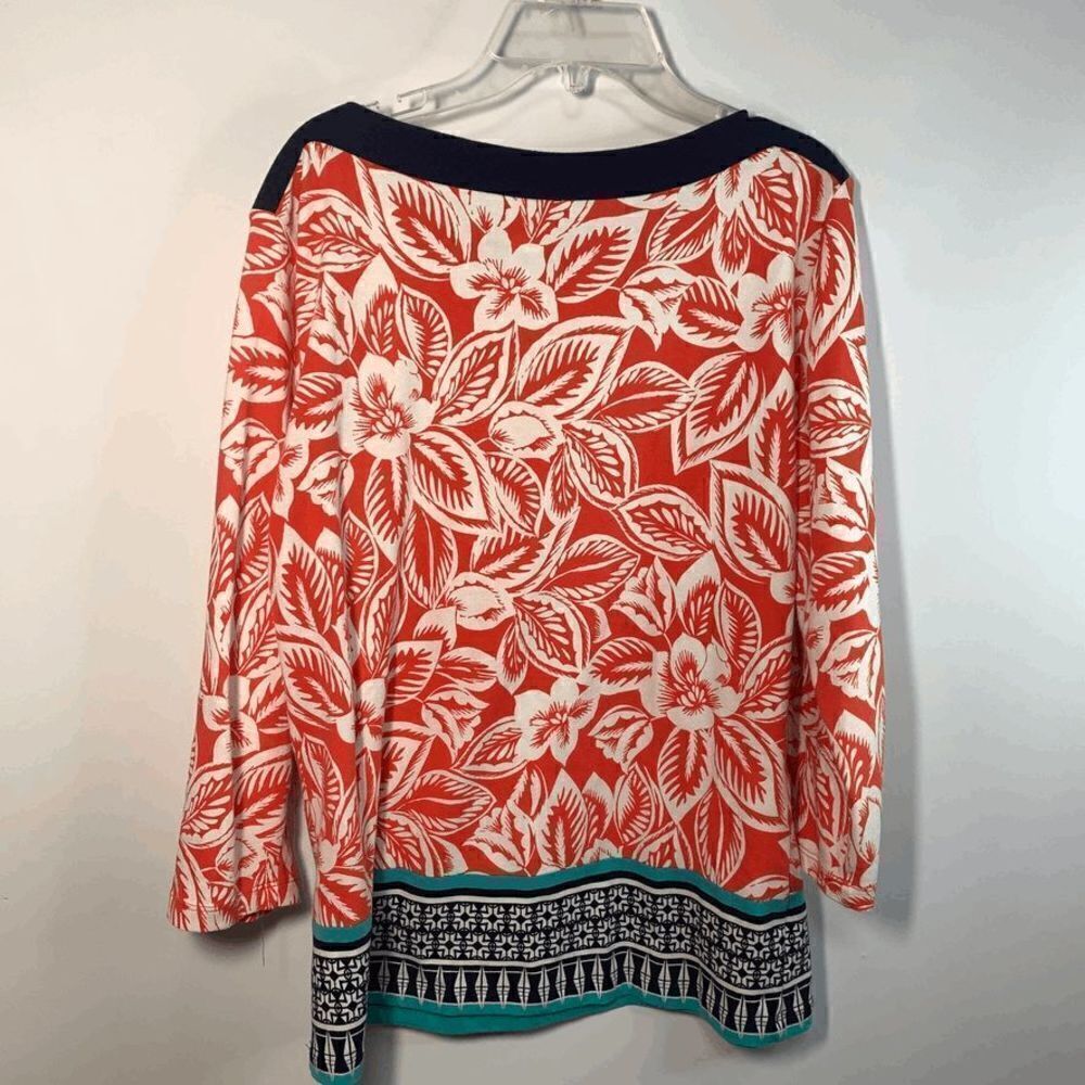 Ruby Rd. Floral Tunic Top Size Medium - Picture 3 of 5